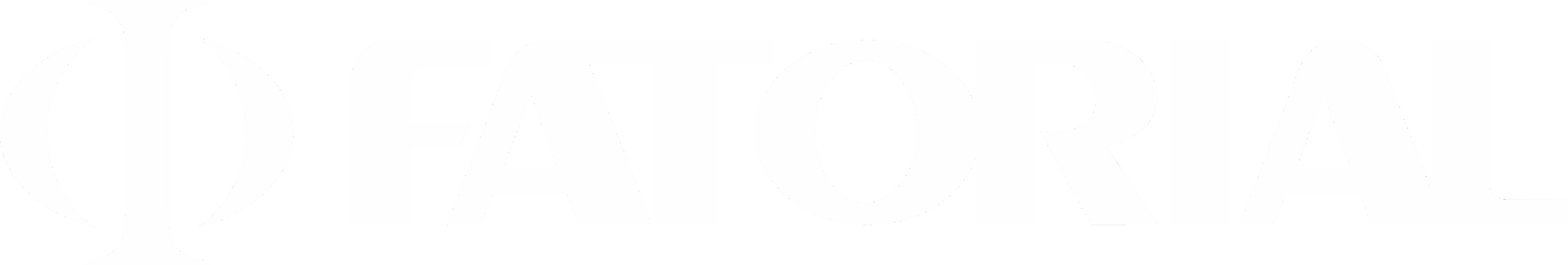 Logo Fatorial Branca